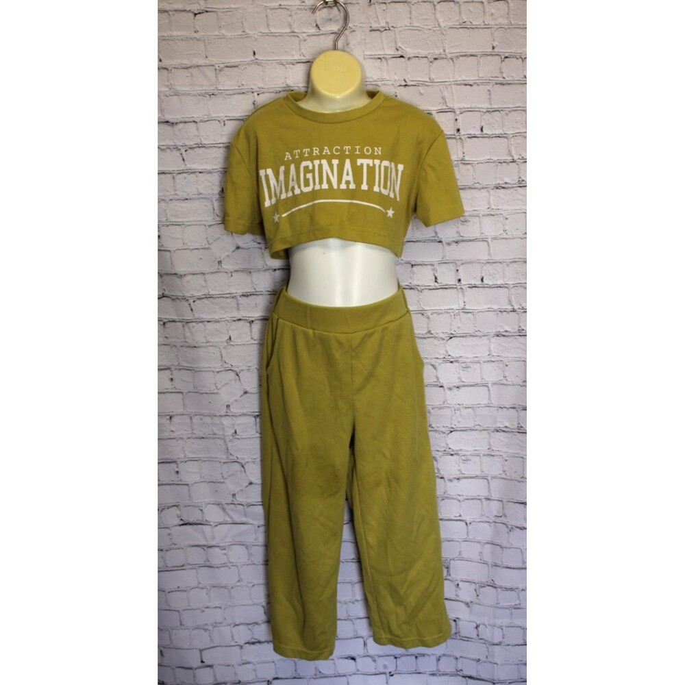 Hip Hop/Jazz Dance Outfit Sweatsuit Lounge Zeal Attraction Size 6Y Imagination
